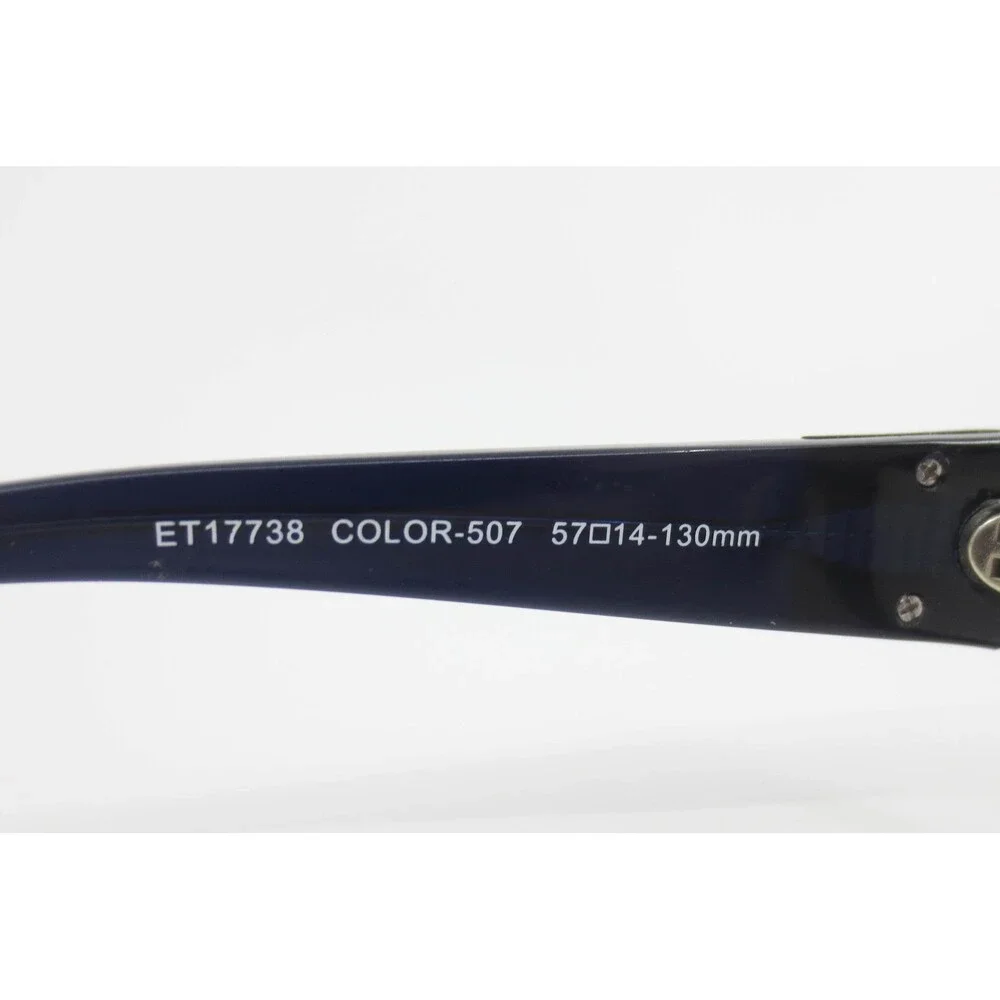 Esprit ET17738 507 Navy Blue Rectangular Eyeglasses Frames 57-14-130